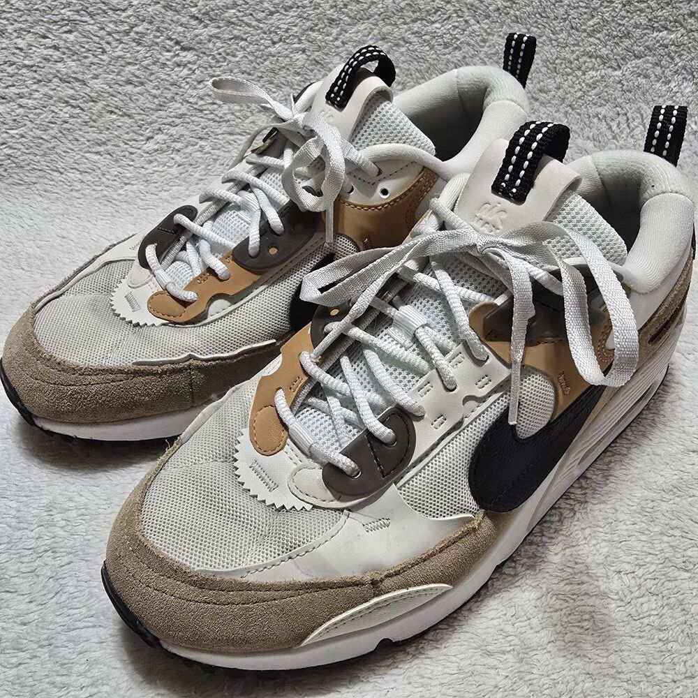 Nike Air Max 90 Futura Phantom Women's Size 8.5 Tan Black Hemp Shoes DM9922-002